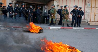 مواجهات بين الفلسطينيين والاحتلال الإسرائيلى فى مناطق مختلفة بالضفة الغربية