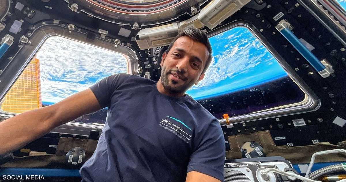 الرائد الإماراتي سلطان النيادي ينشر أول صورة من الفضاء