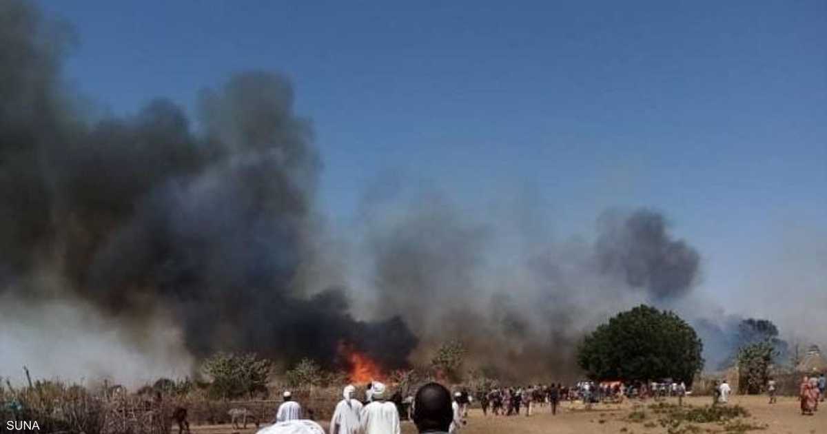 السودان.. حريق هائل يلتهم عشرات المنازل في دارفور