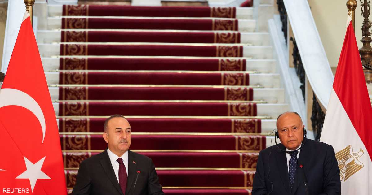 وزيرا خارجية مصر وتركيا يبحثان استعادة العلاقات بشكل كامل