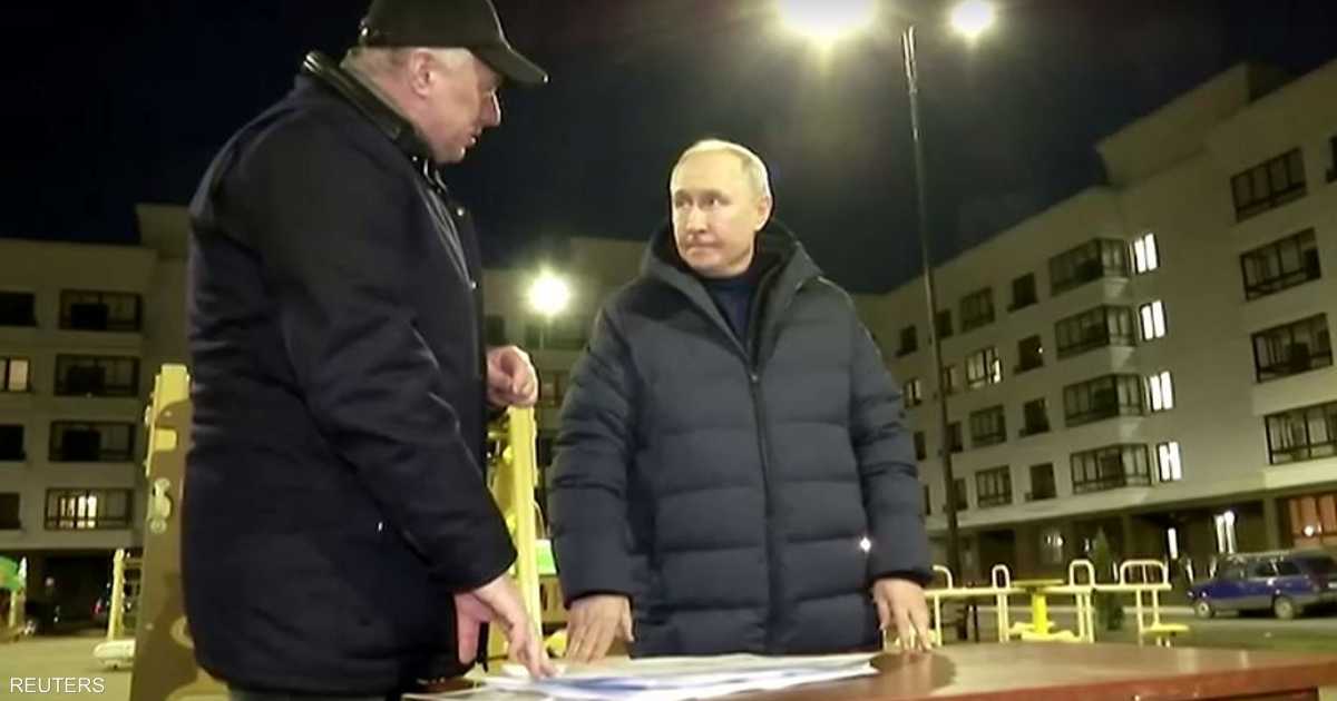 بصورتين.. مسؤول أوكراني يعلق على زيارة بوتين إلى ماريوبول
