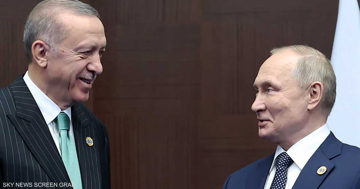أردوغان يشكر بوتين على “موقفه الإيجابي”