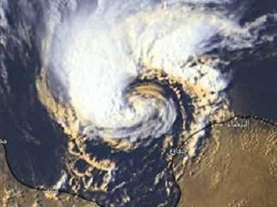 إعصار دانيال في ليبيا 2023 بث مباشر