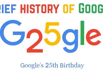 جوجل يحتفل بالذكرى 25 لإنشاء Google