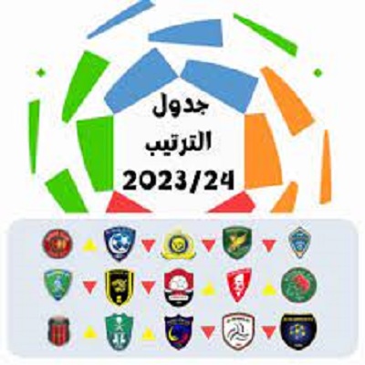 جدول ترتيب دوري المحترفين السعودي 2023-2024